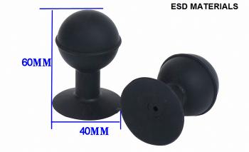 Bóng hút chân không màu đen chống tĩnh điện đường kính 30mm